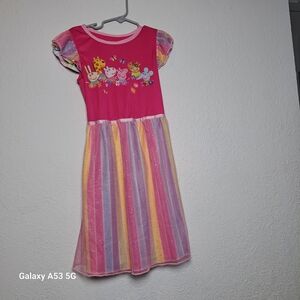 Peppa Pig Pink Dress with Rainbow Stripes
